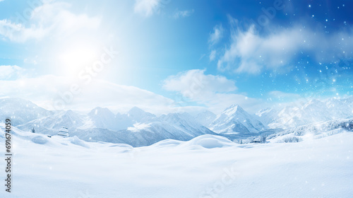 beautiful wonderful sunrise scenery wallpaper, winter themed