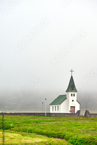 Tjarnarkirkja church. Tjorn. Iceland