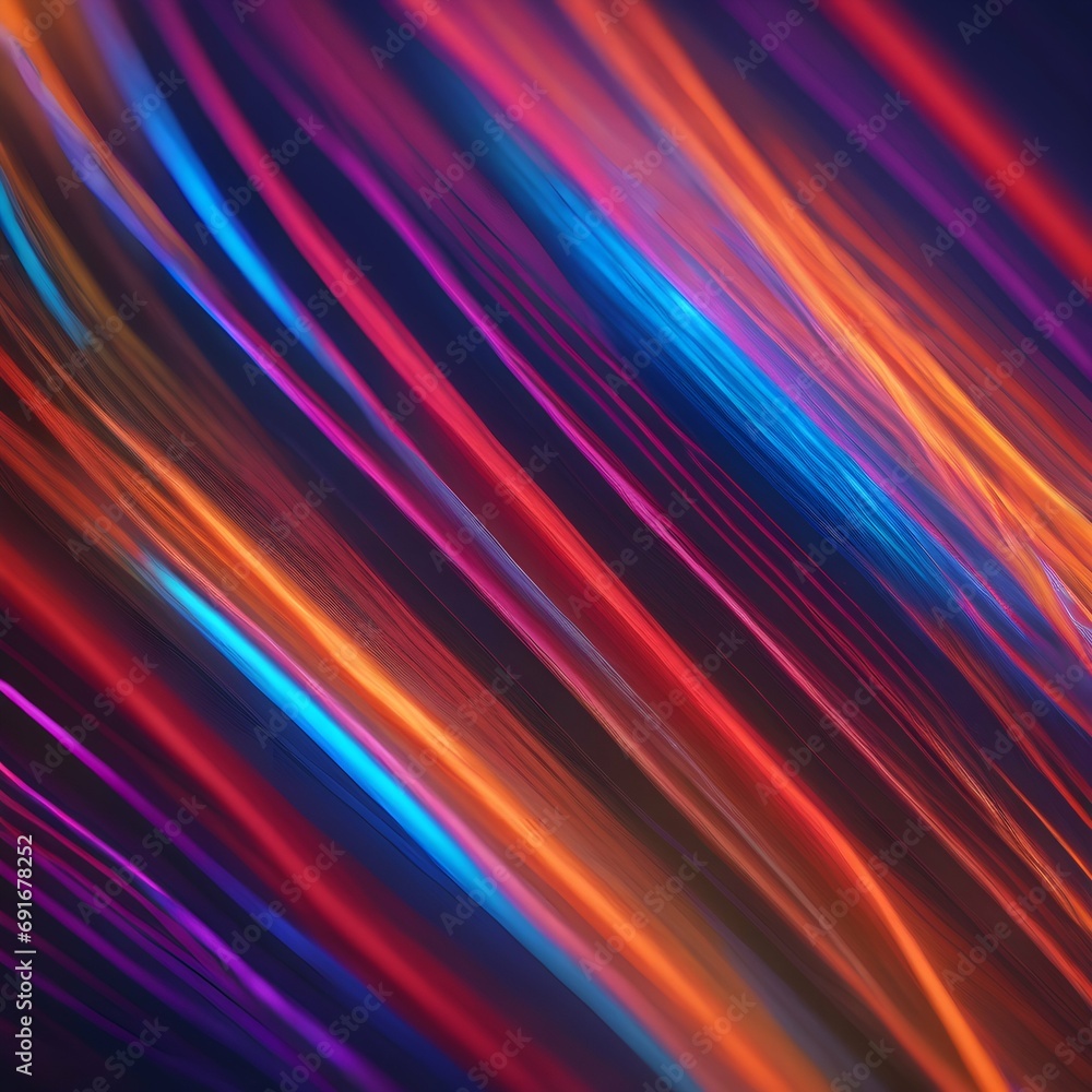 A macro shot of the neon fiber optic lines, showcasing the texture and patterns A macro shot of the neon fiber optic lines, showcasing the texture and patterns