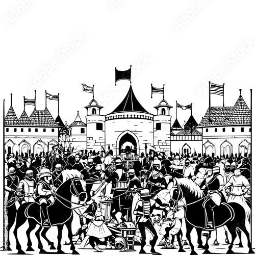 Medieval Jousting Tournament