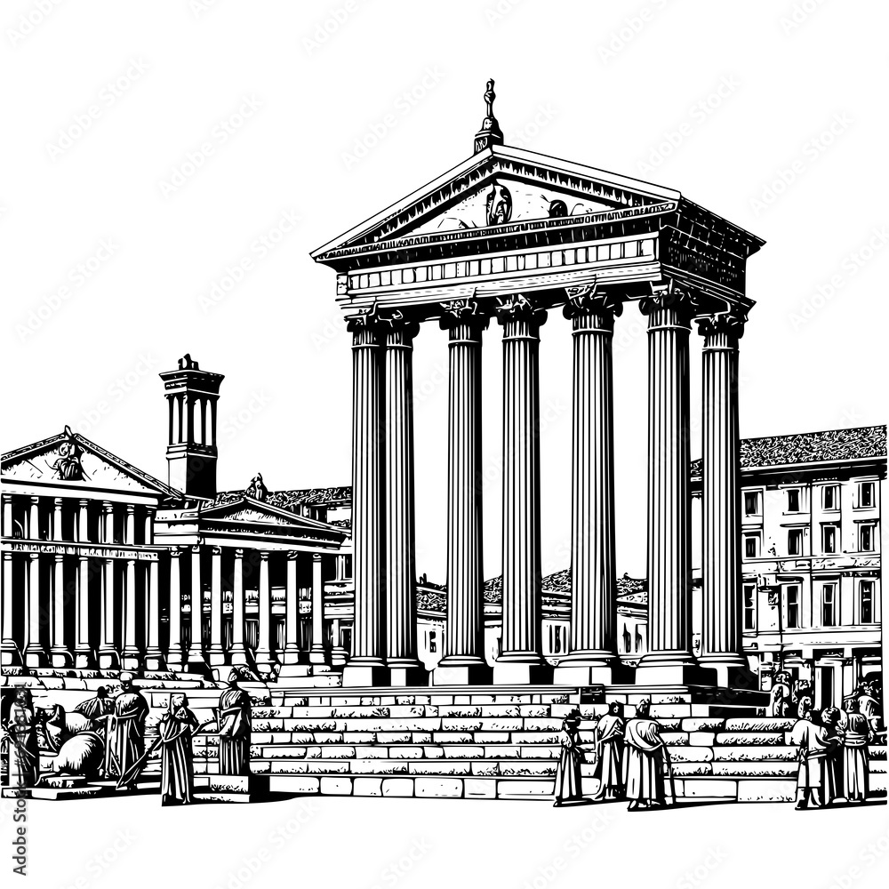 Obraz premium Ancient Roman Forum