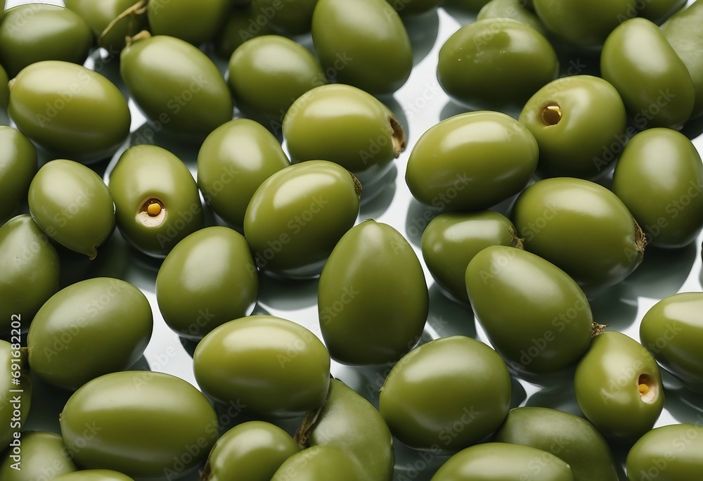 Green olives close up Green olives close up
