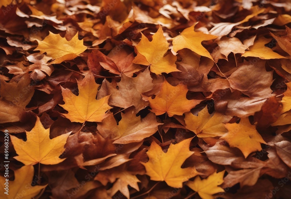 Pile of autumn leaves Pile of autumn leaves