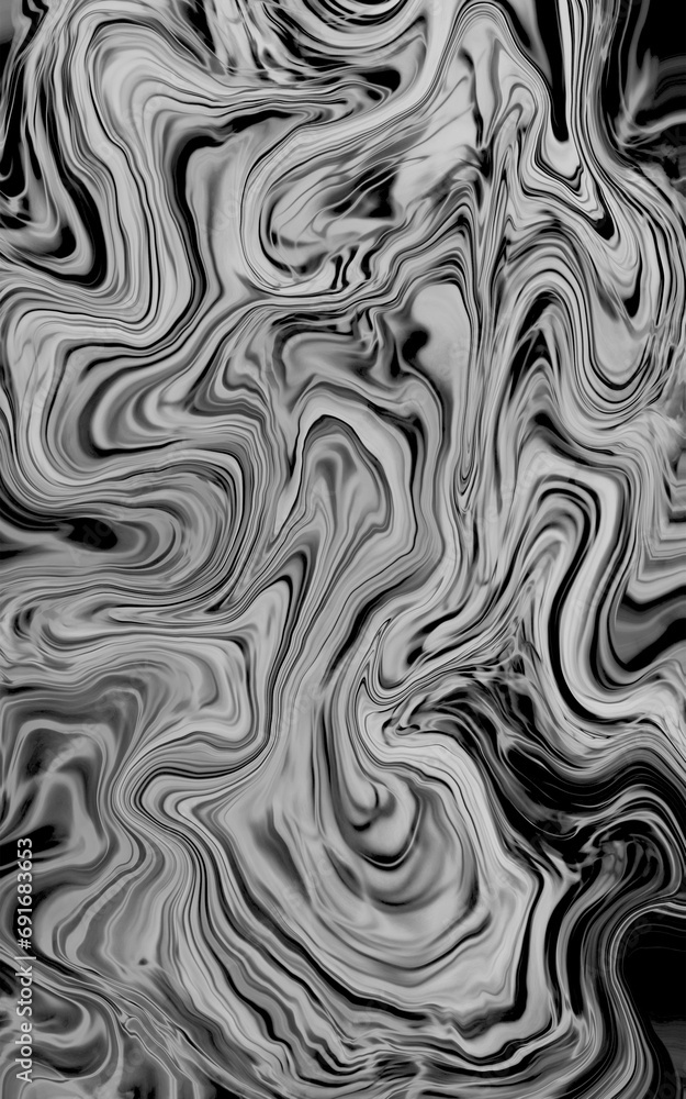 Fototapeta premium Black and white marble texture
