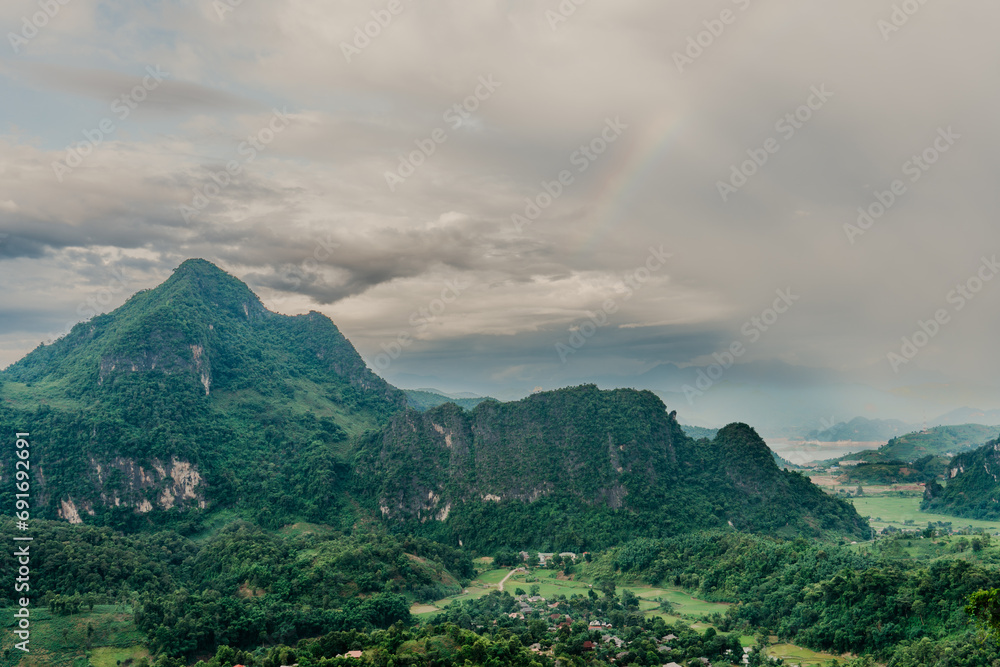 The mountain in somewhere between to north of vietnams