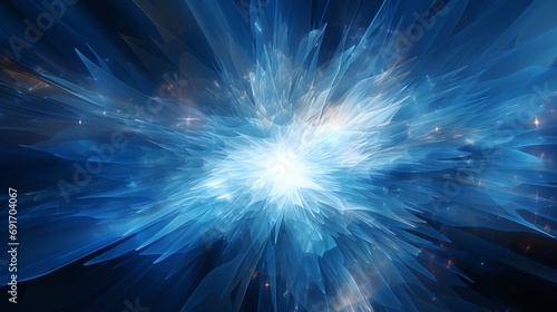 Radiant Burst of Light: An Abstract Energy Explosion