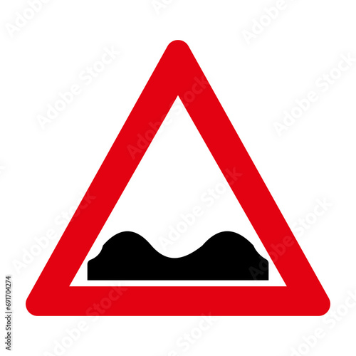Bumpy Road Sign