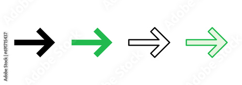 Arrow icon set. Arrow symbol. Arrow sign for your web design.