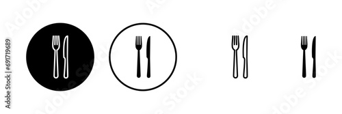 Restaurant icons set.Fork, Spoon, and Knife icon. food icon. Eat