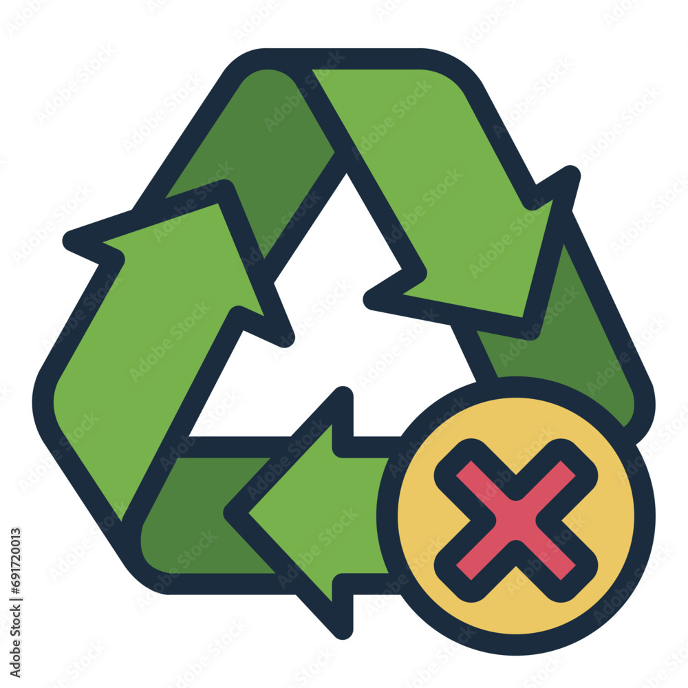 Non Recyclable icon Non Recyclable icon