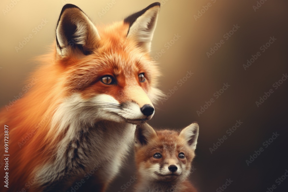 red fox cub red fox cub