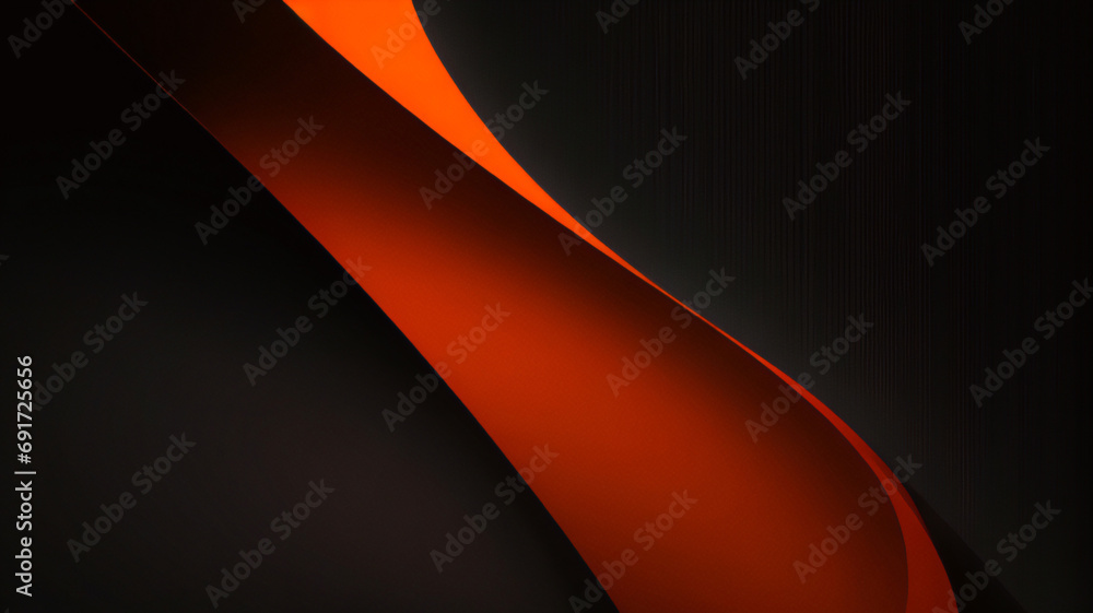 金属技術のコンセプトを備えた未来的なオレンジと黒の抽象的なゲーム バナー デザイン。ビジネス企業のプロモーション、ゲーム ヘッダーのソーシャル メディア、ライブ ストリーミングの背景のベクトル図