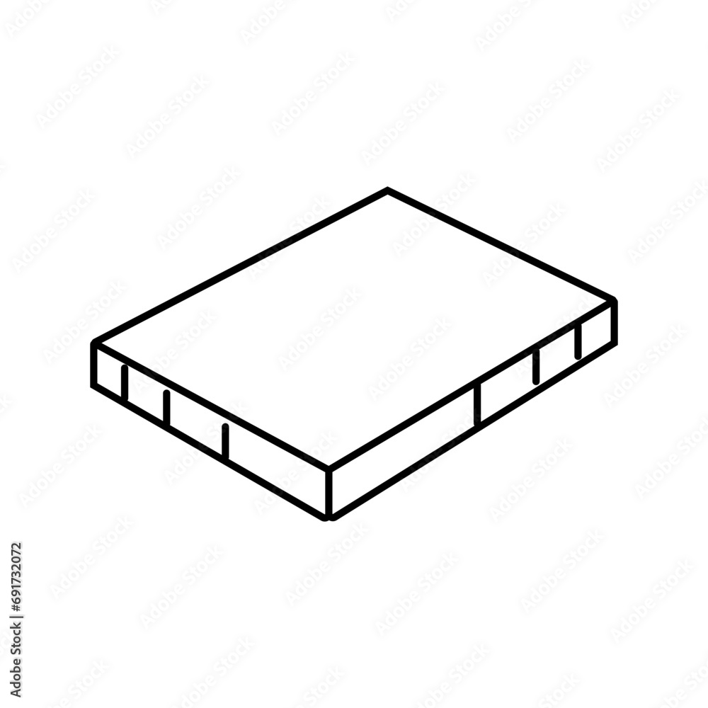concrete slab civil engineer line icon vector. concrete slab civil engineer sign. isolated contour symbol black illustration concrete slab civil engineer line icon vector. concrete slab civil engineer sign. isolated contour symbol black illustration