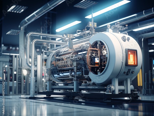 Chemical equipment in a mod...