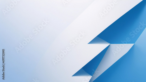 抽象的な背景の青と白のグラデーション。プレゼンテーション デザイン、バナー、パンフレット、名刺のモダンな青の抽象的な幾何学的な長方形ボックス ラインの背景