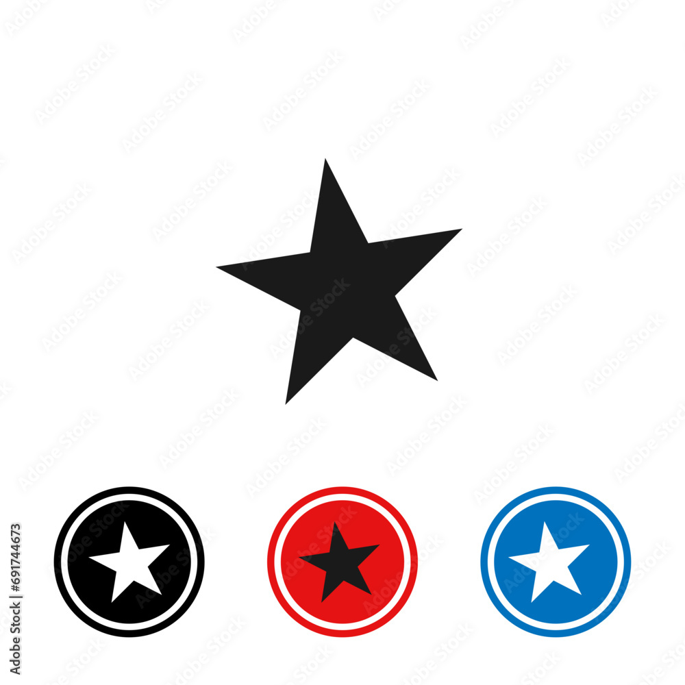 star icon button star icon button