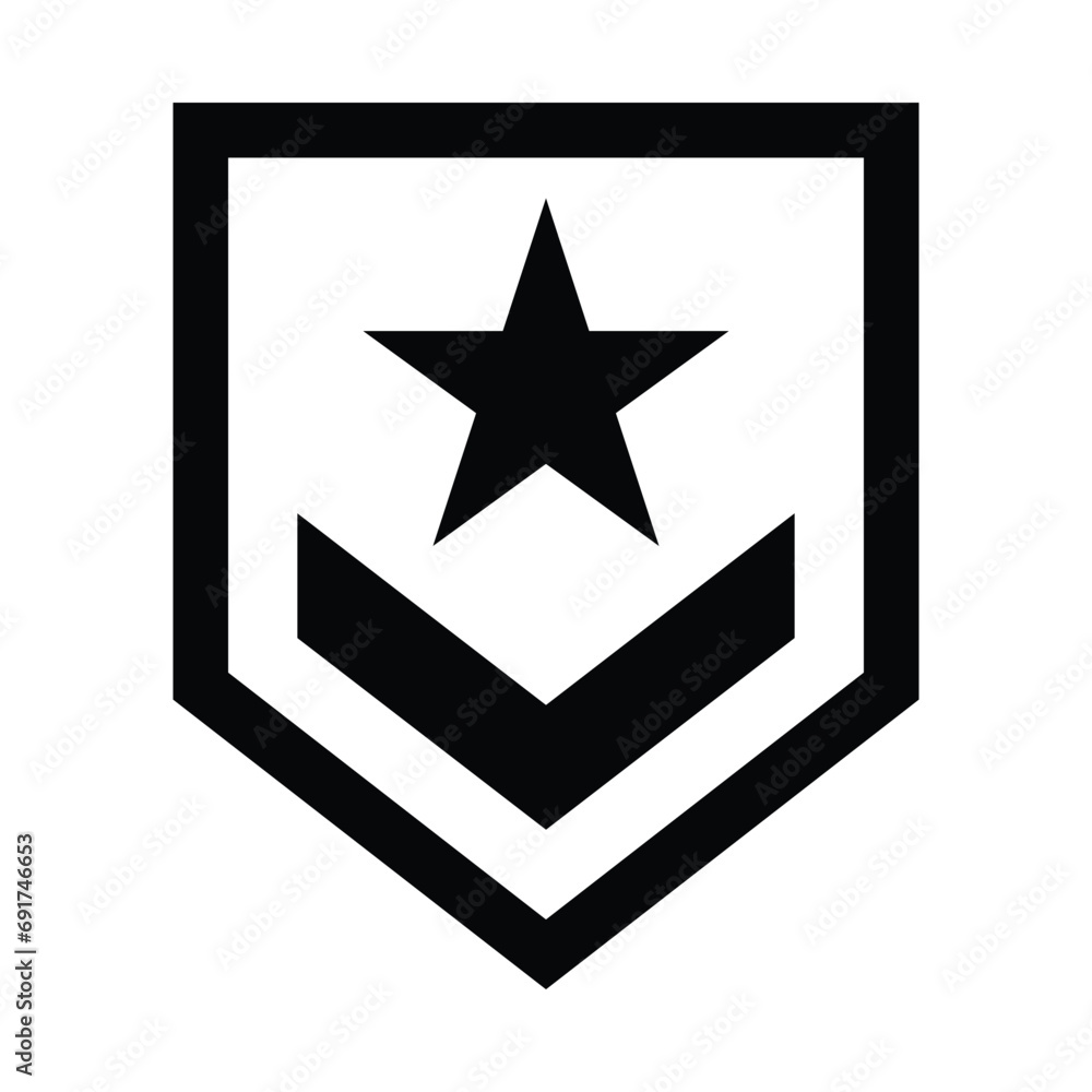military rank icon, ranking icon military rank icon, ranking icon