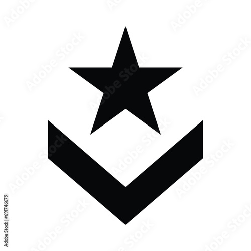 military rank icon, ranking icon photo