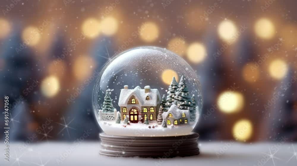 christmas ball on snow christmas ball on snow