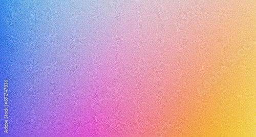 Abstract color gradient banner grainy texture background pink purple yellow noise texture blurred colors poster backdrop header design