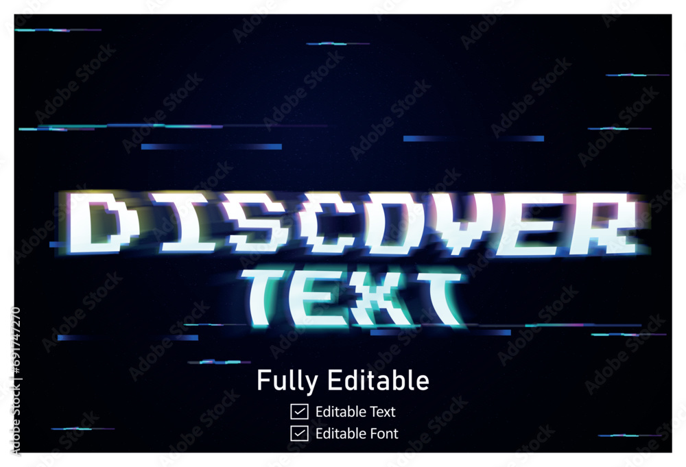Futuristic Glitch text effect for video game text for editable cyberpunk glitch text effect Futuristic Glitch text effect for video game text for editable cyberpunk glitch text effect
