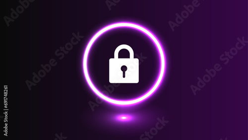 lock icon button	