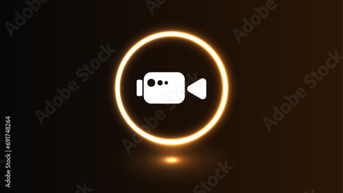 video camera icon	

