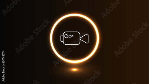 video camera icon	
