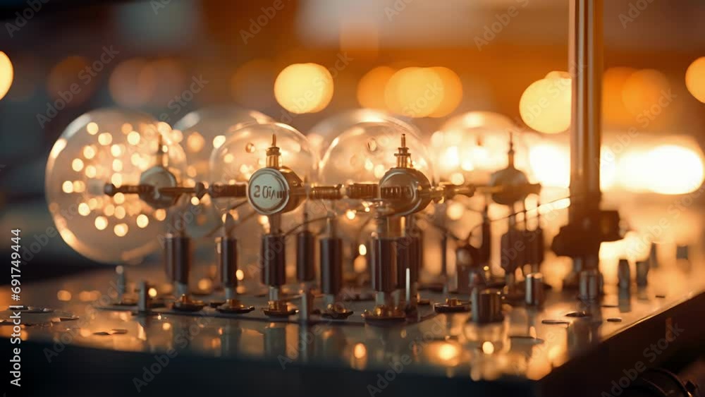Closeup of a precision measuring device that tracks the deflection of tered electrons and calculates their tering angle, shedding light on the fundamental interactions of leptons. Closeup of a precision measuring device that tracks the deflection of tered electrons and calculates their tering angle, shedding light on the fundamental interactions of leptons.