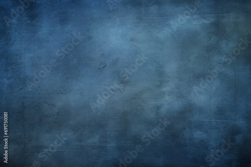 Dark blue grungy distressed canvas background  Generative AI 