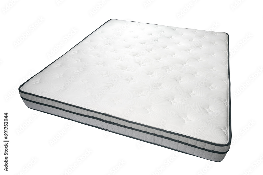 Comfortable mattress isolated on white background Comfortable mattress isolated on white background