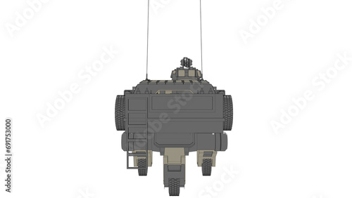 Mongoose Light Tank Calvary Mechanized Military Vehicle