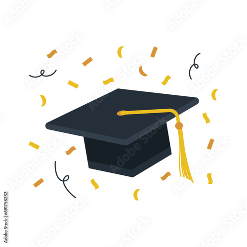 graduation event mortarboard