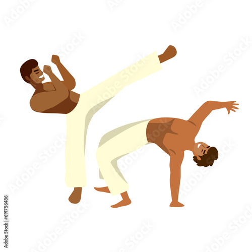 men fighter capoeira