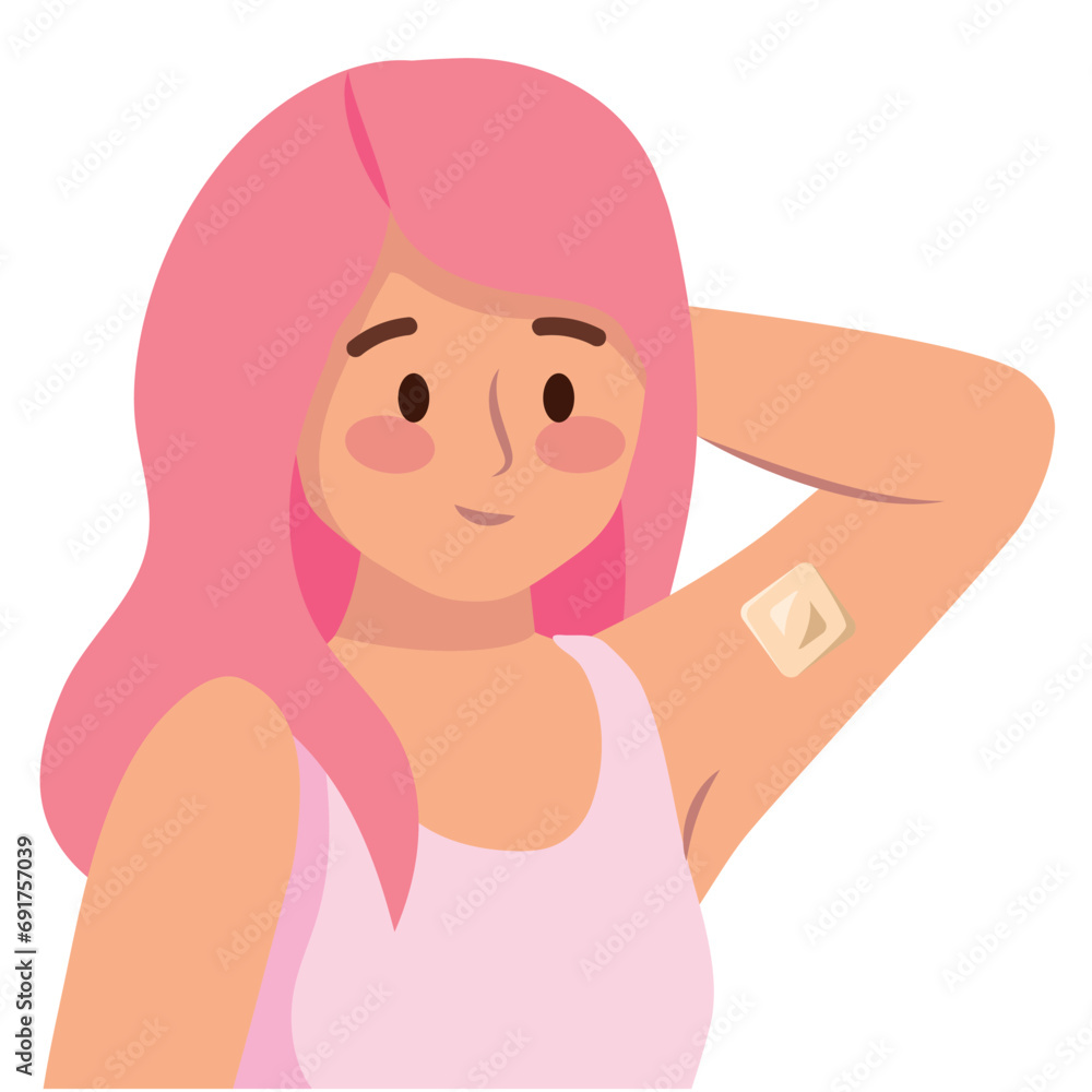 woman and contraceptive implant woman and contraceptive implant