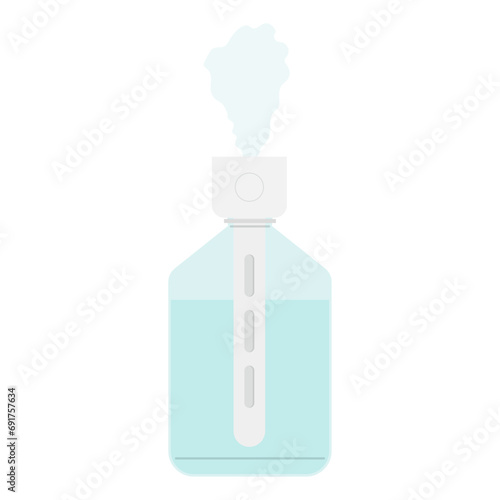 ペットボトル加湿器のイラスト