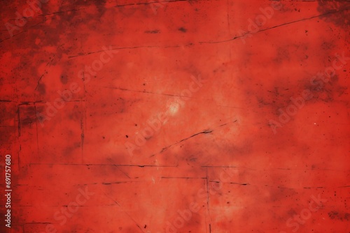 Fotografia Grunge red metal texture, Generative AI