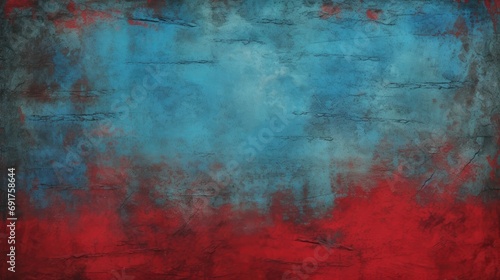 Red and blue grunge background