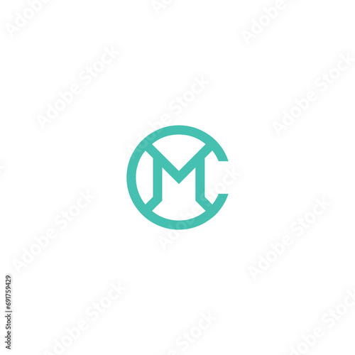 Simple mc letter combination for brand, business, design, element, emblem, icon, identity, illustration, initial, internet, vector, symbol, web, mc, letter, simple, combination, cm, marketing, company