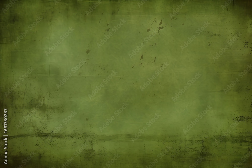 Green grungy background, Generative AI 