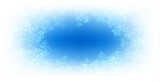 Light blue gradient winter background with detailed transparent snowflakes.