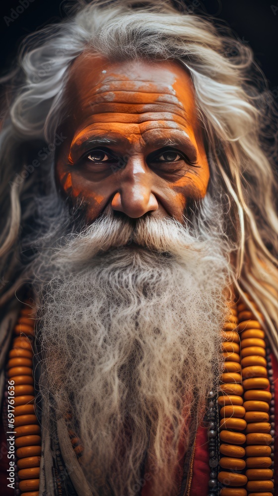 Indian guru, AI generated Image Indian guru, AI generated Image