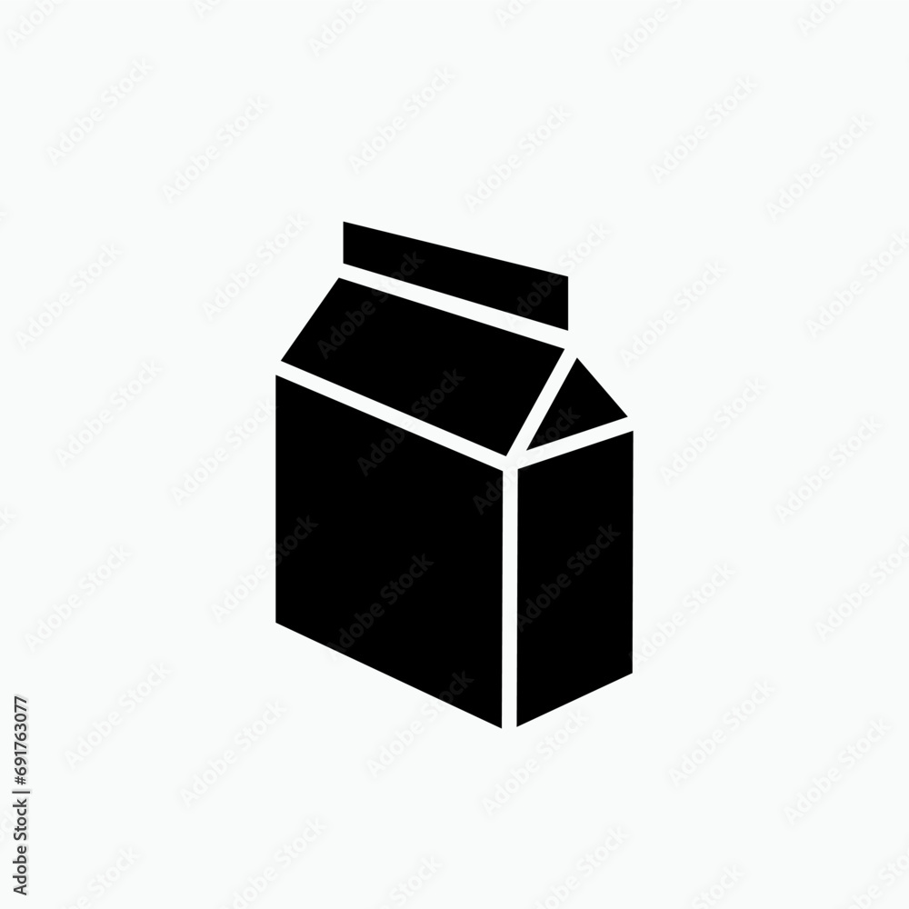 3D Box Icon. Packaging Symbol - Vector. 3D Box Icon. Packaging Symbol - Vector.
