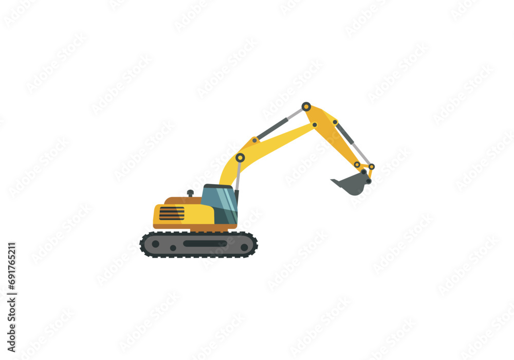 heavy equipment excavator company logo icon business background symbol illustration heavy equipment excavator company logo icon business background symbol illustration