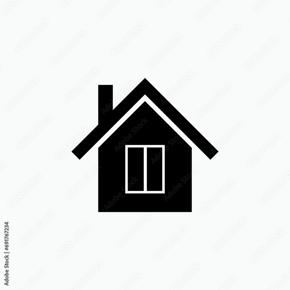 Home Icon. Residence Symbol - Vector. Home Icon. Residence Symbol - Vector.