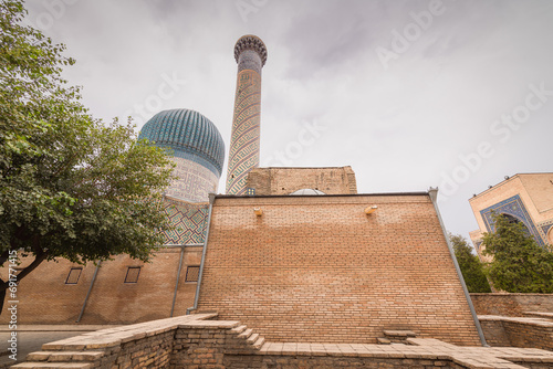 Gur-e-Amir - a mausoleum of the Asian conqueror Timur photo