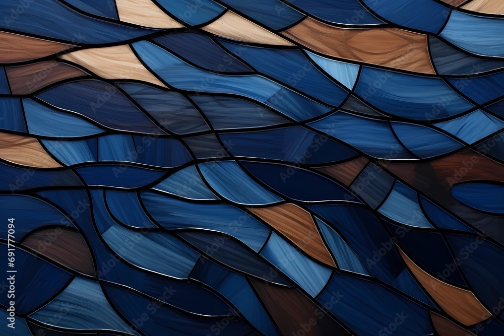 Obraz premium wood texture, wooden pattern background, wooden boards, wooden mosaic