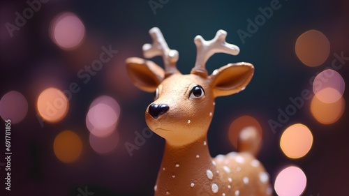 Christmas deer decoration
