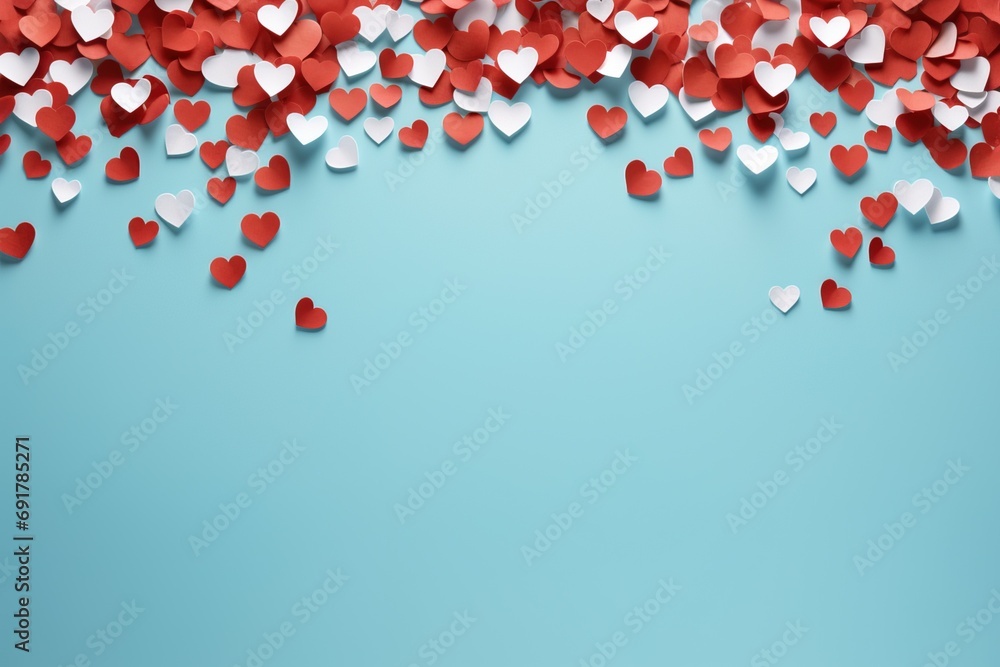 empty frame space blank with Valentine's Theme background, festival Valentines day, generative ai. empty frame space blank with Valentine's Theme background, festival Valentines day, generative ai.
