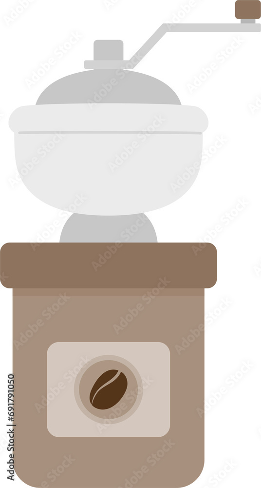 Obraz premium Hand drawn coffee shop element